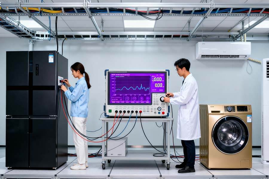Test Home Appliances with Multi-channel Power Analyzer